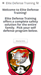 Mobile Screenshot of elitedefensetraining.com